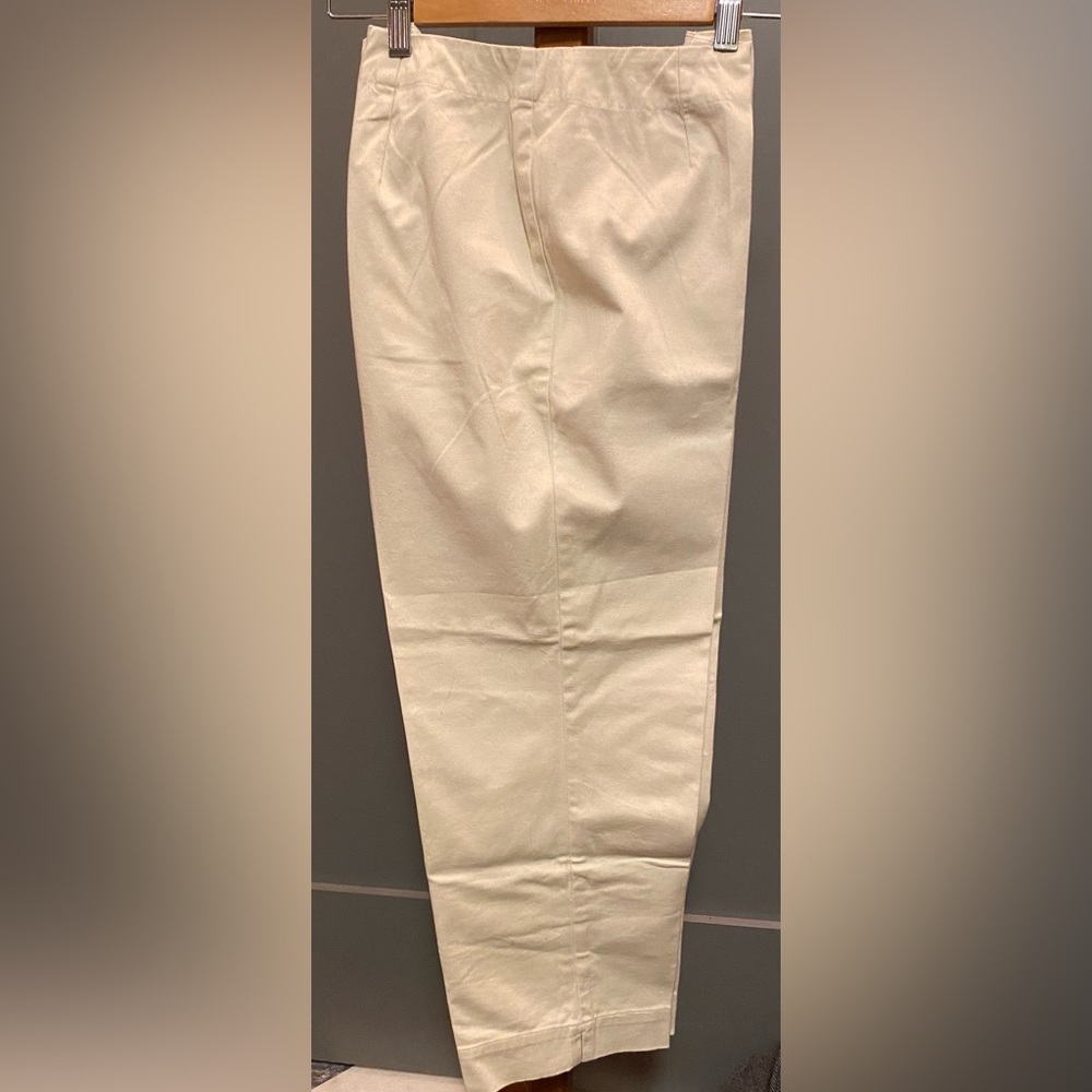 David Brooks Tan Cropped Pants